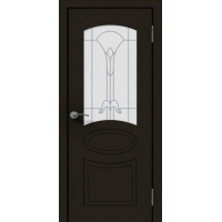 Дверь межкомнатная Эмаль ПО-2 Графит